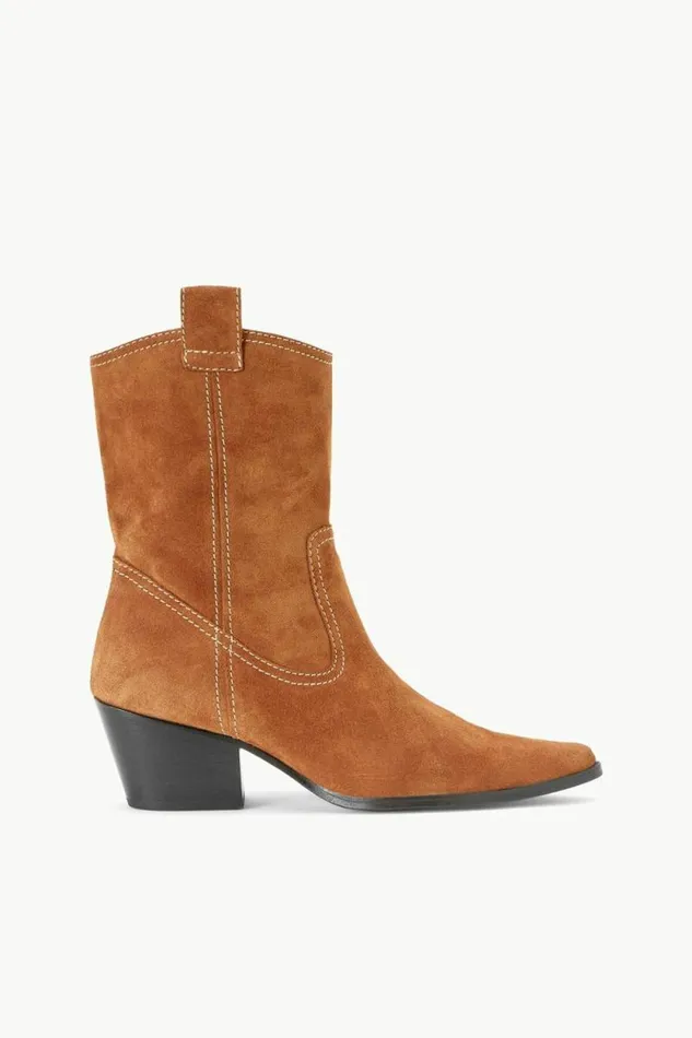 STAUD Boots JUNE BOOT Tan Suede 8211 Women