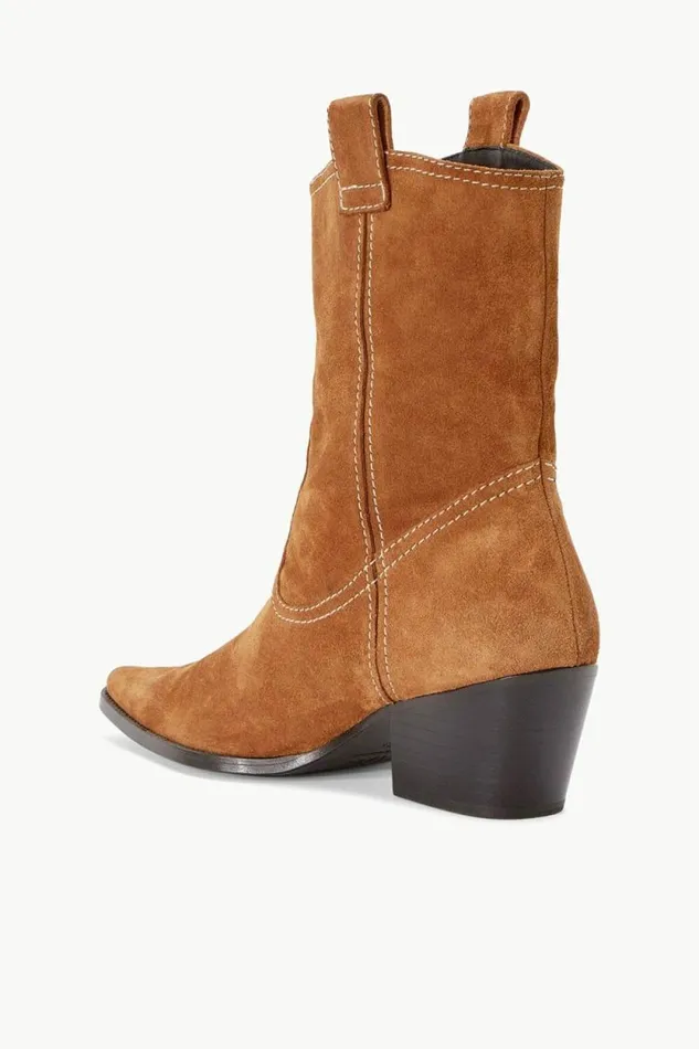 STAUD Boots JUNE BOOT Tan Suede 8211 Women