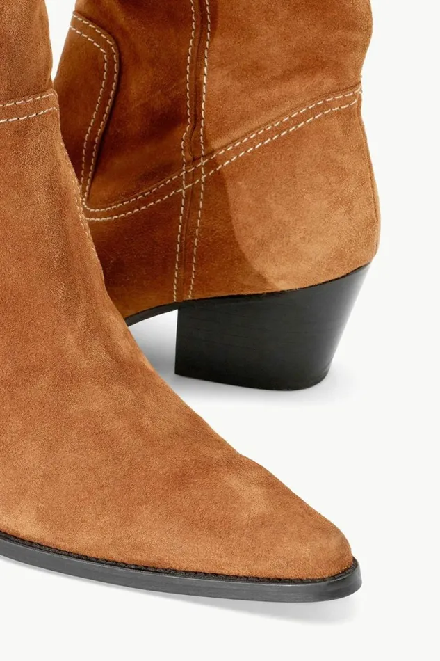 STAUD Boots JUNE BOOT Tan Suede 8211 Women