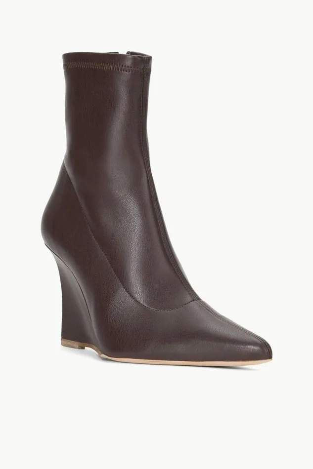 STAUD Boots VESPER ANKLE WEDGE BOOT Espresso 8211 Women STAUD Boots VESPER ANKLE WEDGE BOOT Espresso 8211 Women