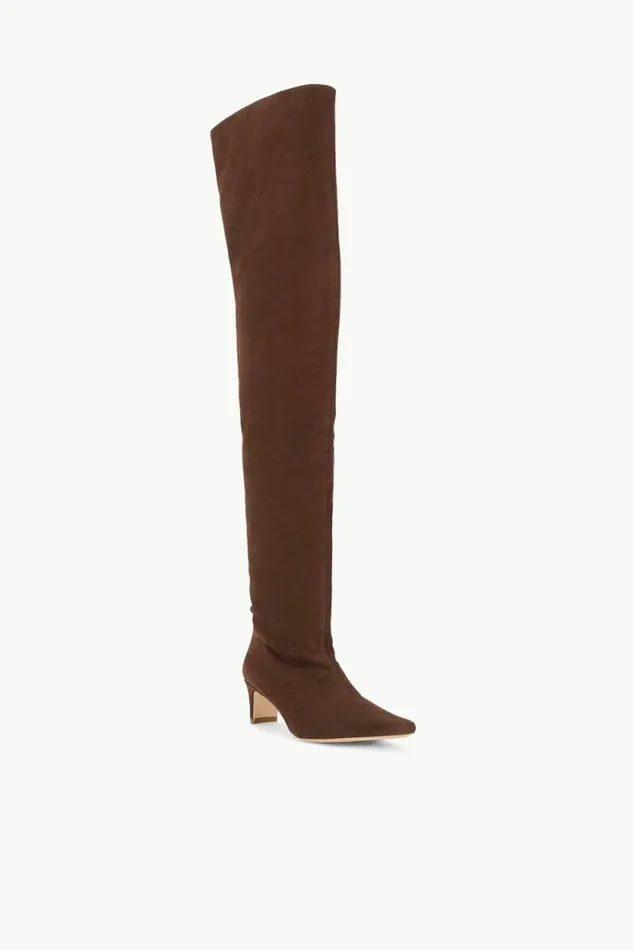 STAUD Boots WALLY OVERTHEKNEE BOOT Mahogany Suede 8211 Women STAUD Boots WALLY OVERTHEKNEE BOOT Mahogany Suede 8211 Women