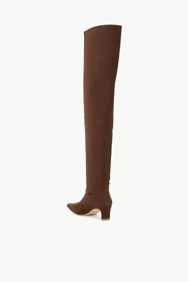 STAUD Boots WALLY OVERTHEKNEE BOOT Mahogany Suede 8211 Women STAUD Boots WALLY OVERTHEKNEE BOOT Mahogany Suede 8211 Women