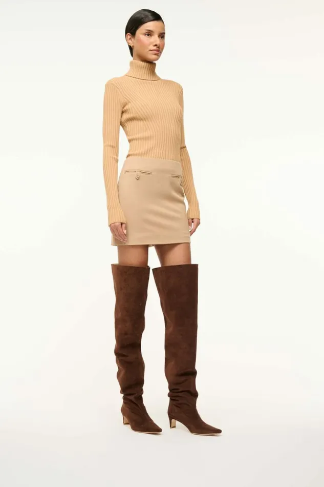 STAUD Boots WALLY OVERTHEKNEE BOOT Mahogany Suede 8211 Women STAUD Boots WALLY OVERTHEKNEE BOOT Mahogany Suede 8211 Women