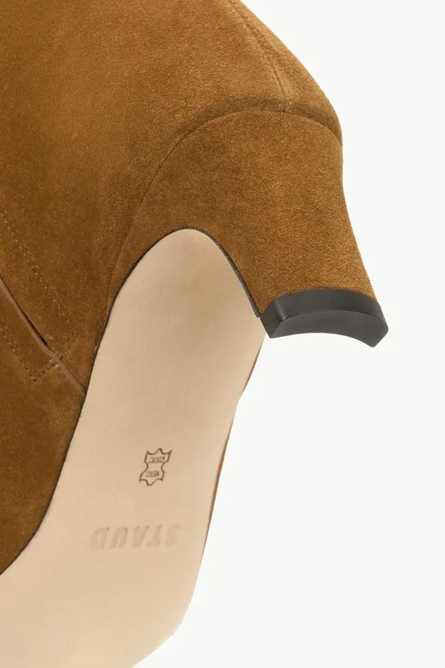 STAUD Boots WIDE SHAFT WALLY BOOT Tan Suede 8211 Women STAUD Boots WIDE SHAFT WALLY BOOT Tan Suede 8211 Women