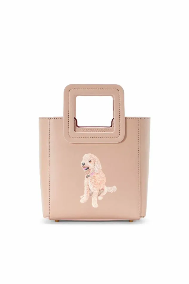 STAUD Custom Handbags CUSTOM MINI SHIRLEY LEATHER BAG Blush 8211 Women