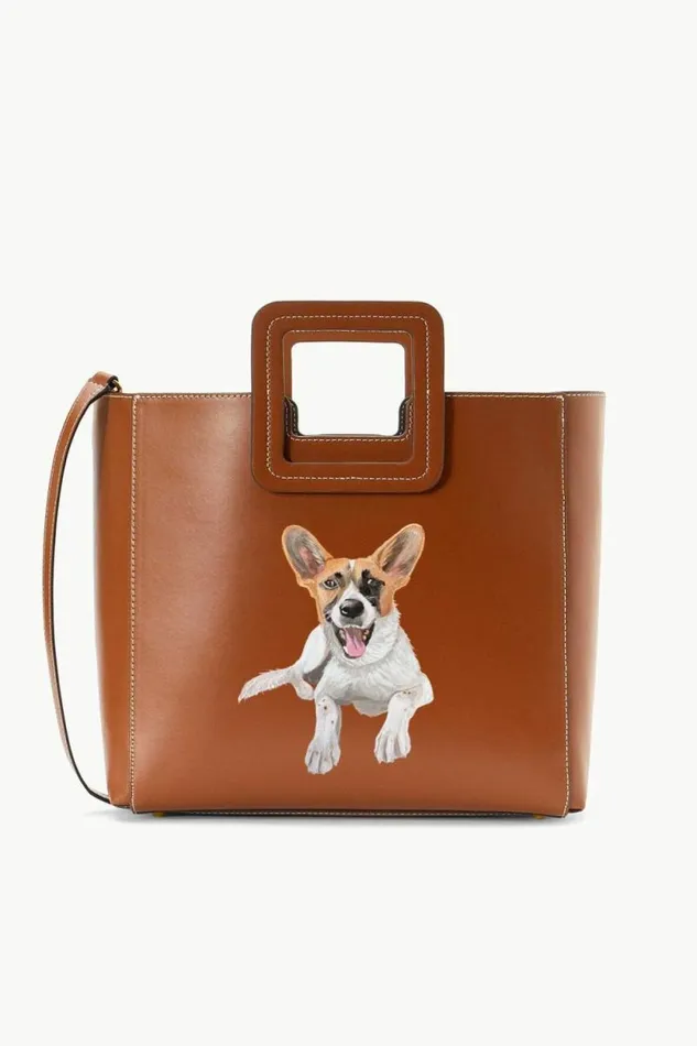 STAUD Custom Handbags CUSTOM SHIRLEY LEATHER BAG Tan 8211 Women