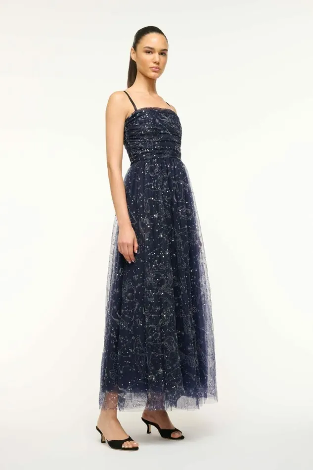 STAUD Dresses BETTINA DRESS Zodiac Constellation 8211 Women