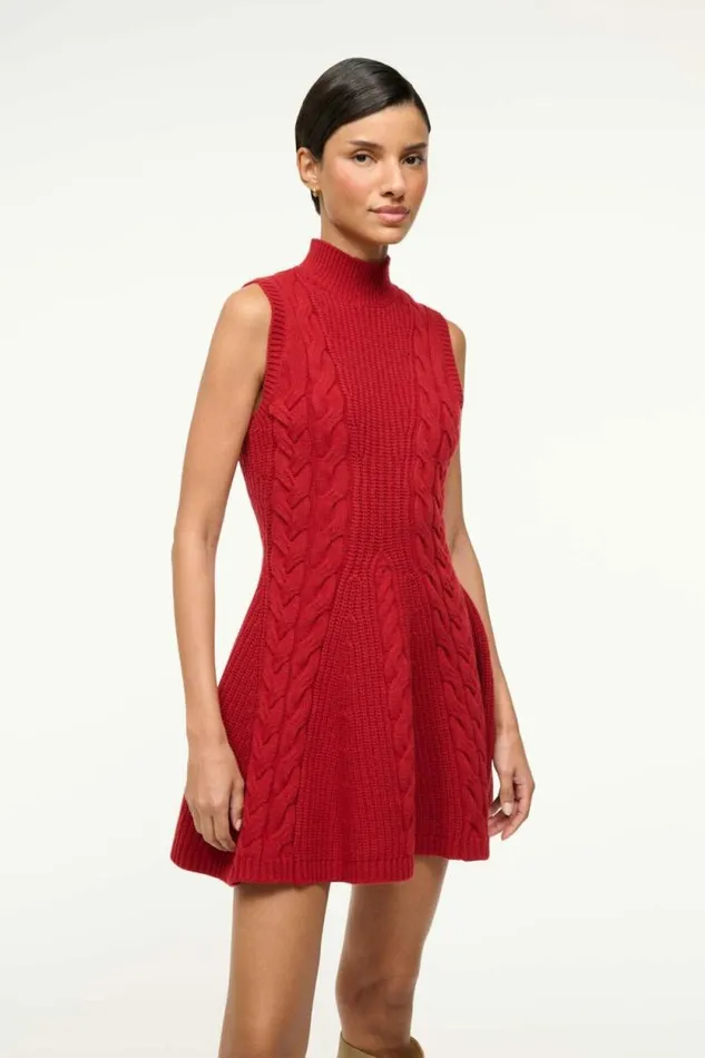 STAUD Dresses CHARADE DRESS Rouge 8211 Women