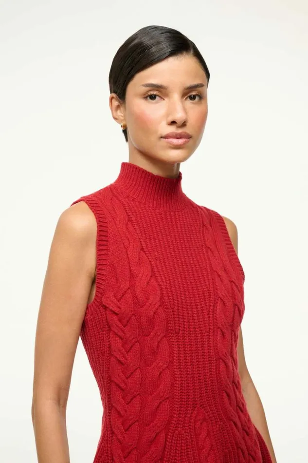 STAUD Dresses CHARADE DRESS Rouge 8211 Women