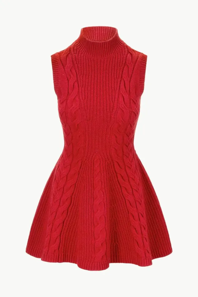 STAUD Dresses CHARADE DRESS Rouge 8211 Women
