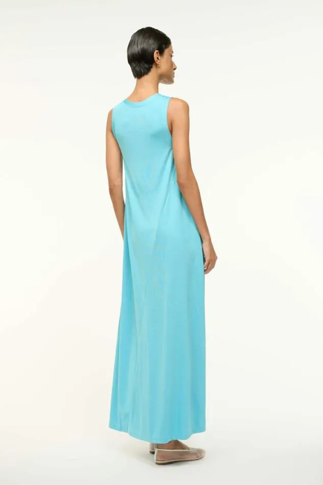 STAUD Dresses DAVI DRESS Aqua 8211 Women STAUD Dresses DAVI DRESS Aqua 8211 Women