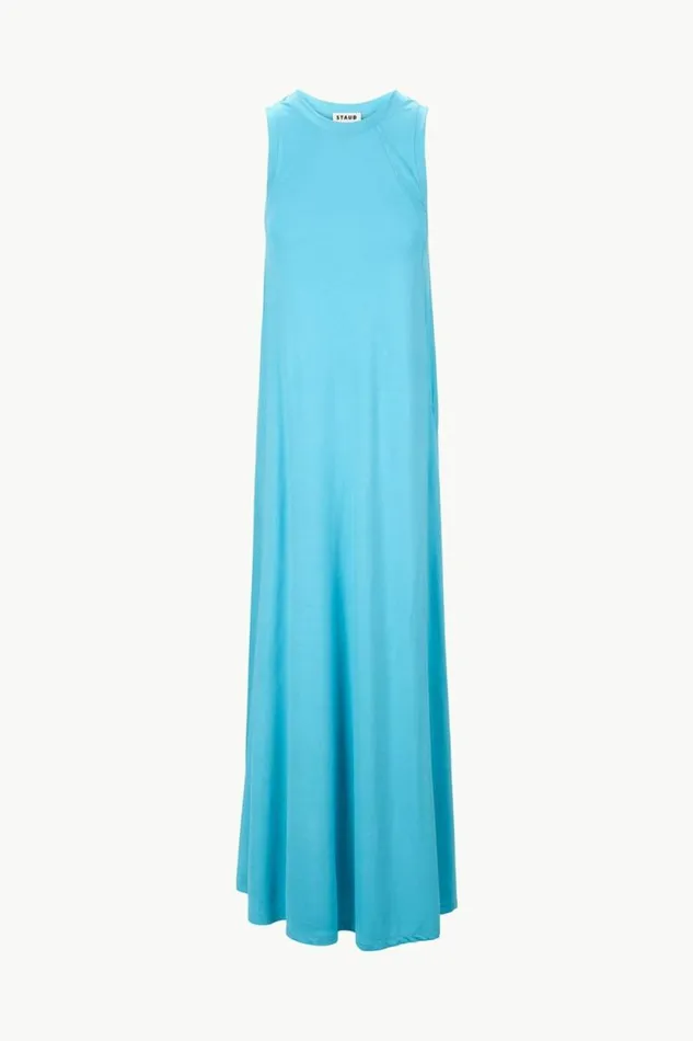 STAUD Dresses DAVI DRESS Aqua 8211 Women STAUD Dresses DAVI DRESS Aqua 8211 Women