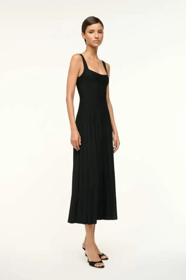 STAUD Dresses ELLISON DRESS Black 8211 Women STAUD Dresses ELLISON DRESS Black 8211 Women