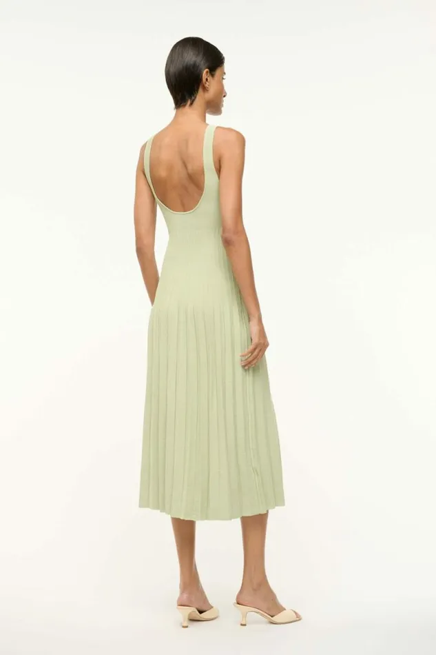 STAUD Dresses ELLISON DRESS Pale Jade 8211 Women STAUD Dresses ELLISON DRESS Pale Jade 8211 Women