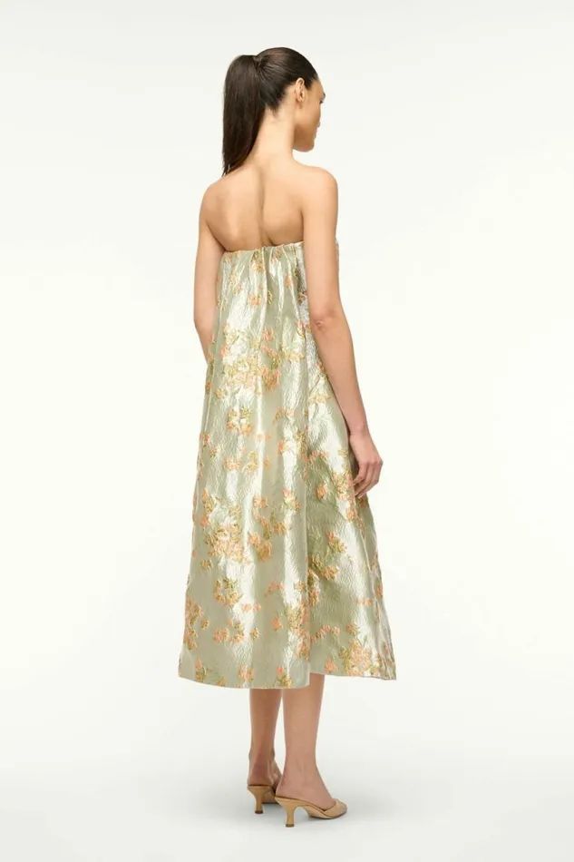 STAUD Dresses KENNEDY DRESS Metallic Bloom 8211 Women STAUD Dresses KENNEDY DRESS Metallic Bloom 8211 Women