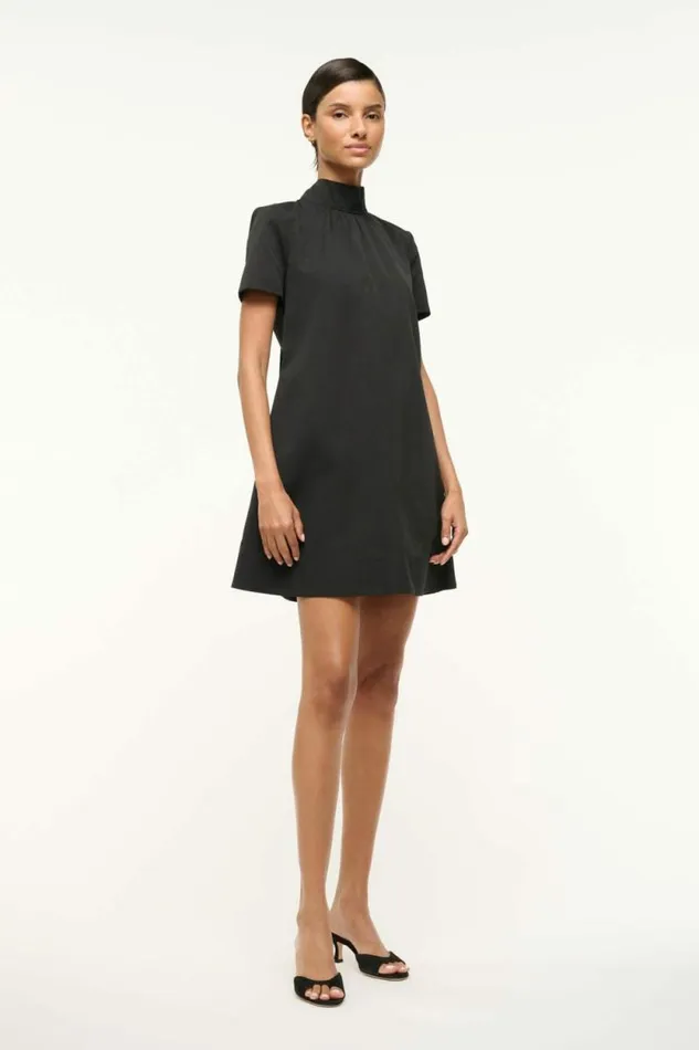 STAUD Dresses MINI ILANA DRESS Black 8211 Women