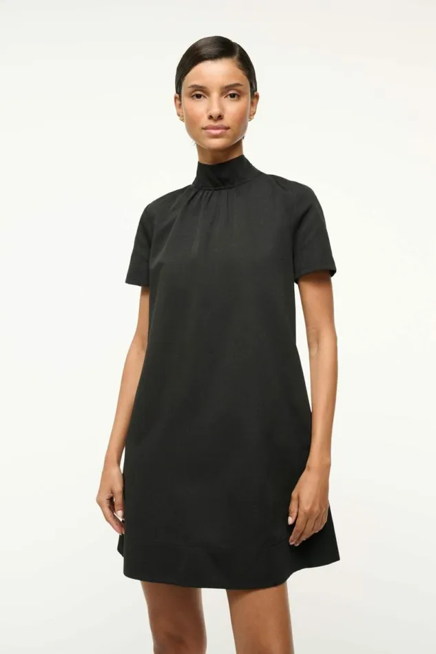 STAUD Dresses MINI ILANA DRESS Black 8211 Women