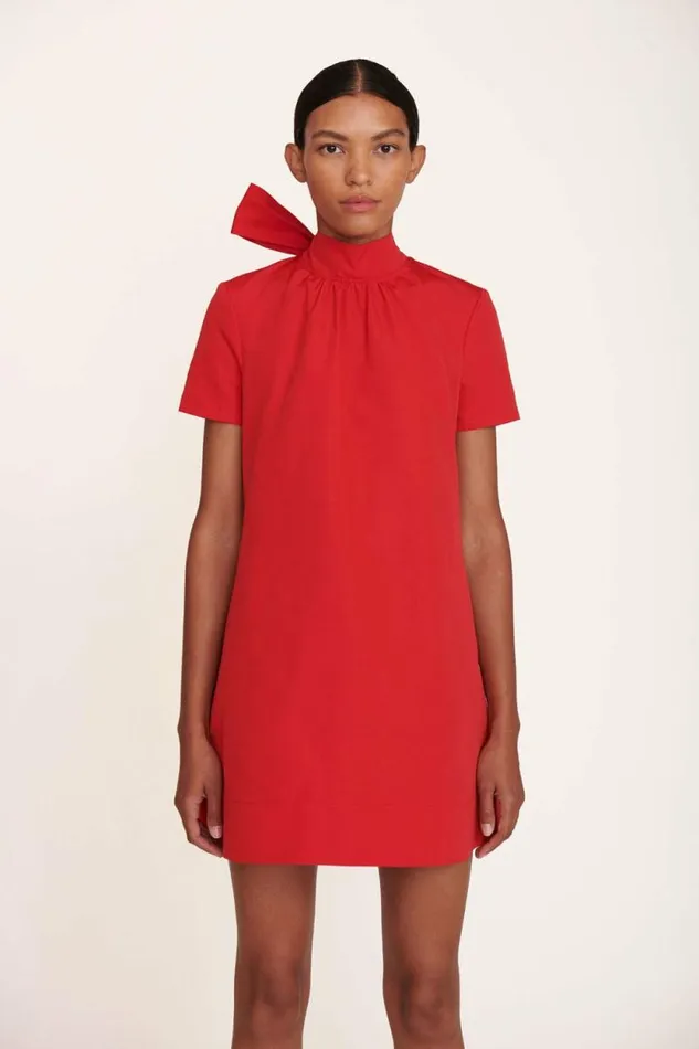 STAUD Dresses MINI ILANA DRESS Poinsettia 8211 Women