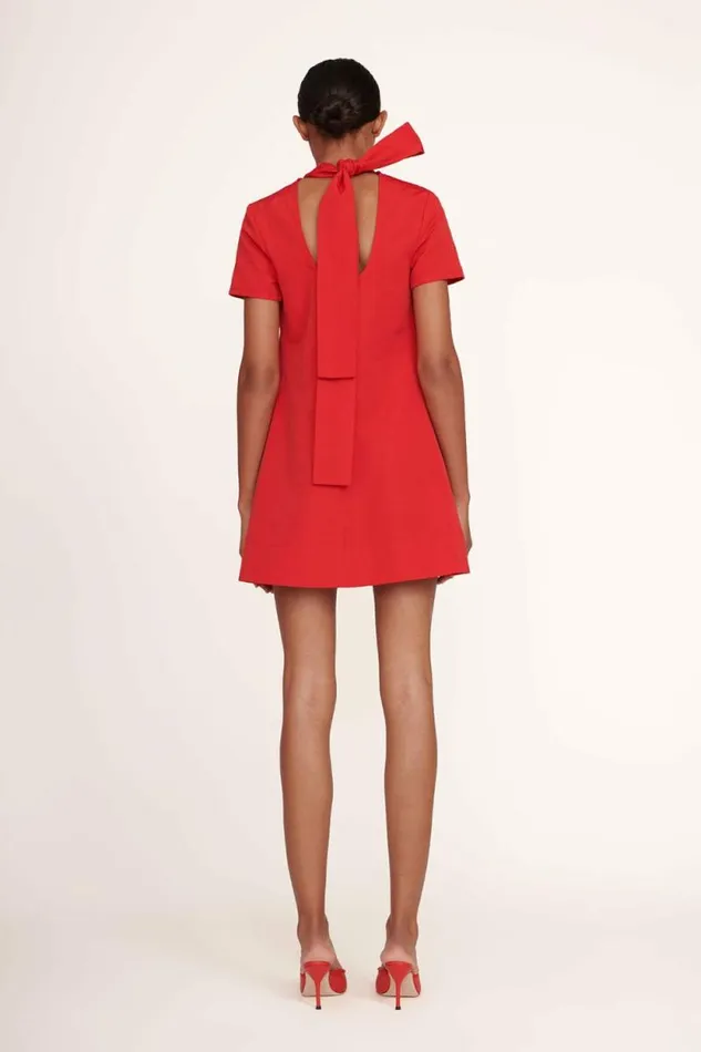 STAUD Dresses MINI ILANA DRESS Poinsettia 8211 Women