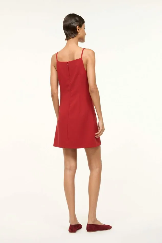 STAUD Dresses RHYTHM DRESS Rouge 8211 Women