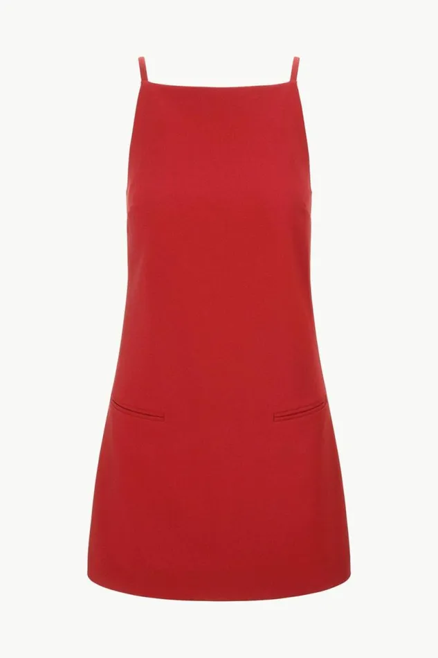 STAUD Dresses RHYTHM DRESS Rouge 8211 Women