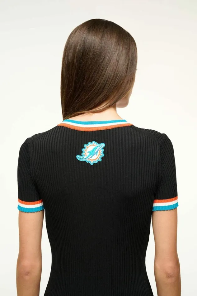 STAUD Dresses THE NFL COLLEEN DRESS Dolphins 8211 Women