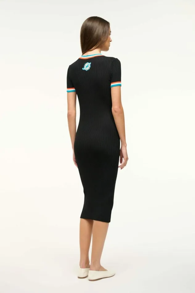 STAUD Dresses THE NFL COLLEEN DRESS Dolphins 8211 Women