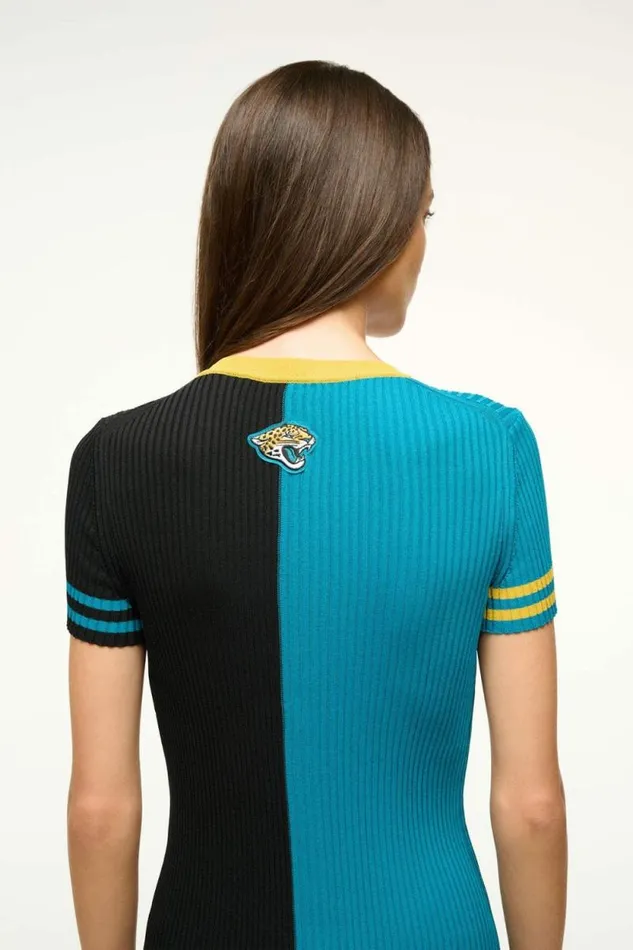 STAUD Dresses THE NFL COLLEEN DRESS Jaguars 8211 Women STAUD Dresses THE NFL COLLEEN DRESS Jaguars 8211 Women