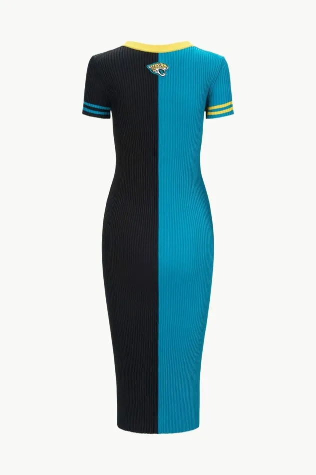 STAUD Dresses THE NFL COLLEEN DRESS Jaguars 8211 Women STAUD Dresses THE NFL COLLEEN DRESS Jaguars 8211 Women