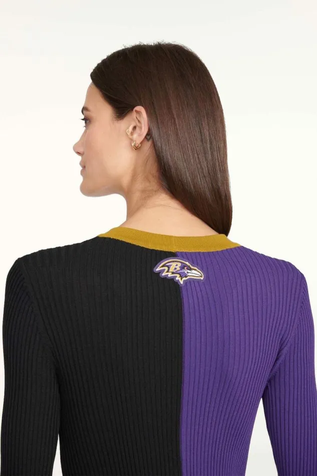 STAUD Dresses THE NFL SHOKO SWEATER Baltimore Ravens 8211 Women STAUD Dresses THE NFL SHOKO SWEATER Baltimore Ravens 8211 Women