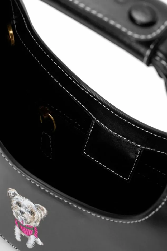 STAUD Essentials CUSTOM MINI MOON BAG Black 8211 Women