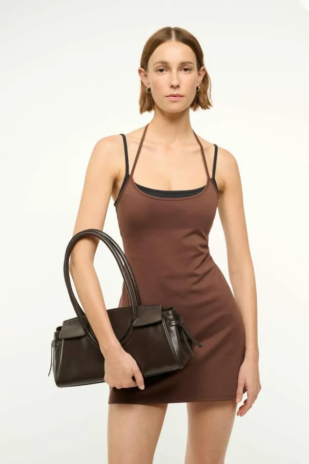 STAUD Essentials MAUDE SHOULDER BAG Espresso 8211 Women STAUD Essentials MAUDE SHOULDER BAG Espresso 8211 Women