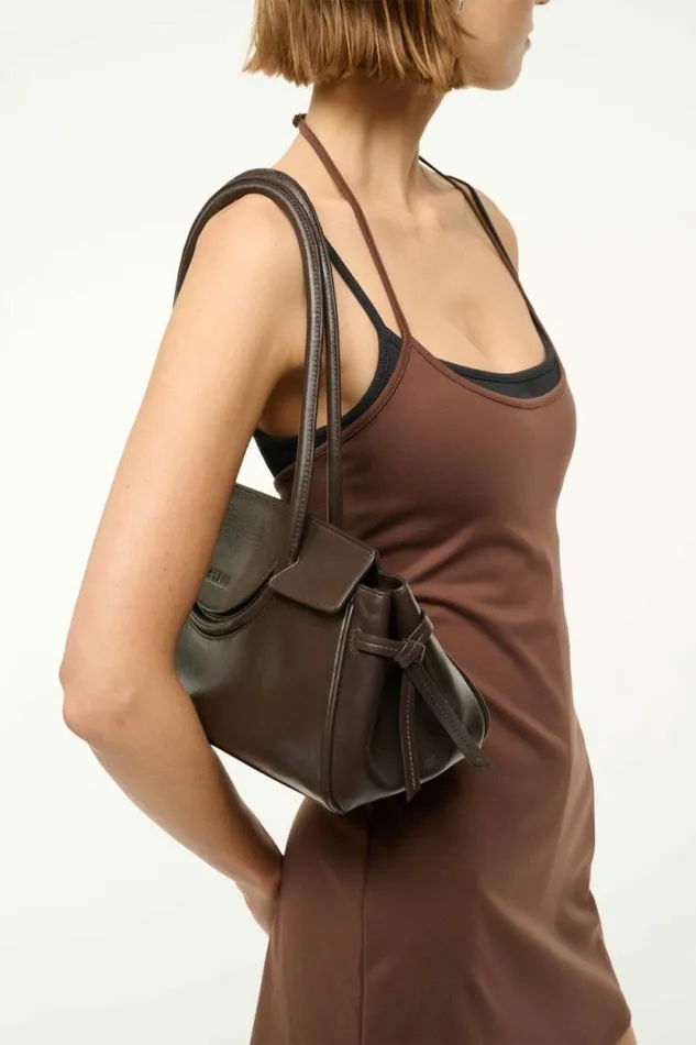 STAUD Essentials MAUDE SHOULDER BAG Espresso 8211 Women STAUD Essentials MAUDE SHOULDER BAG Espresso 8211 Women