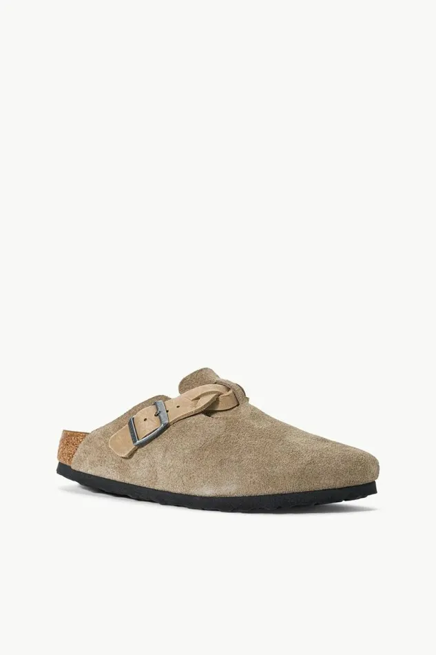 STAUD Mules and Flats BIRKENSTOCK BOSTON BRAID CLOG Taupe 8211 Women