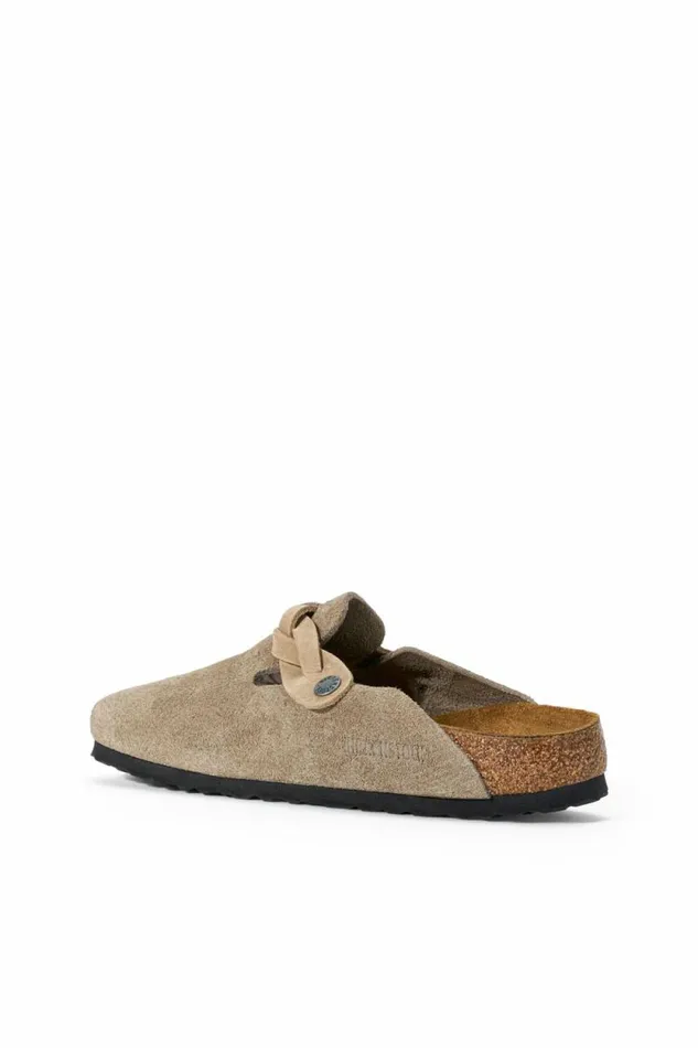 STAUD Mules and Flats BIRKENSTOCK BOSTON BRAID CLOG Taupe 8211 Women
