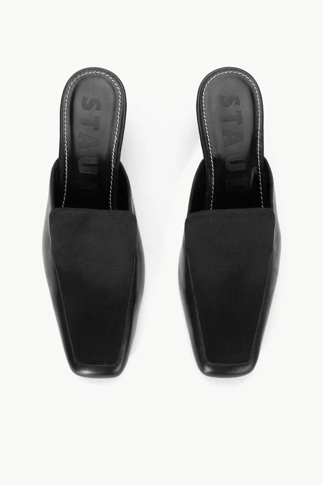 STAUD Mules and Flats LEE LOAFER MULE Black 8211 Women STAUD Mules and Flats LEE LOAFER MULE Black 8211 Women