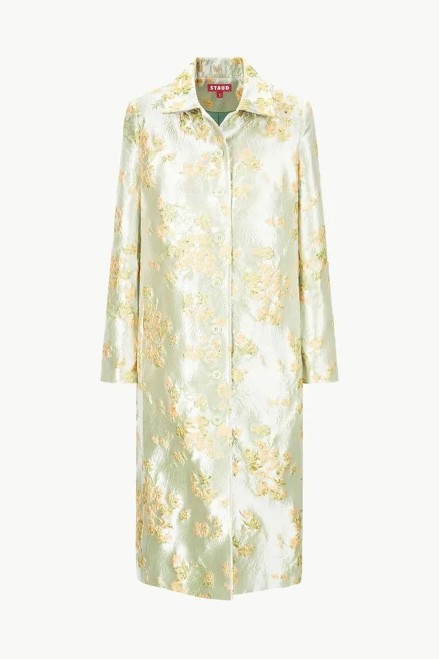 STAUD Outerwear and Jackets ANTOINETTE COAT Metallic Bloom 8211 Women STAUD Outerwear and Jackets ANTOINETTE COAT Metallic Bloom 8211 Women