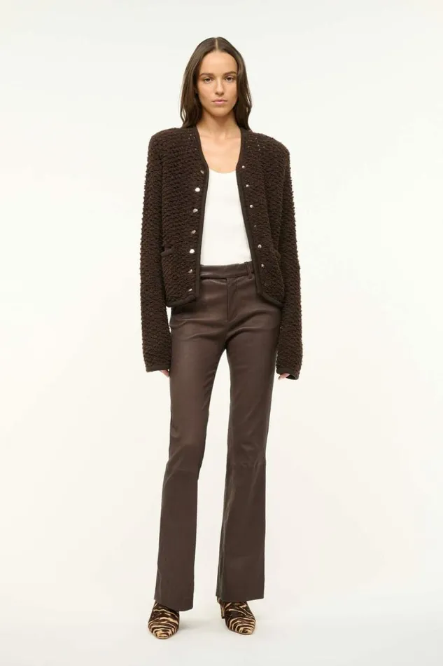 STAUD Outerwear and Jackets LISSON JACKET Earth 8211 Women