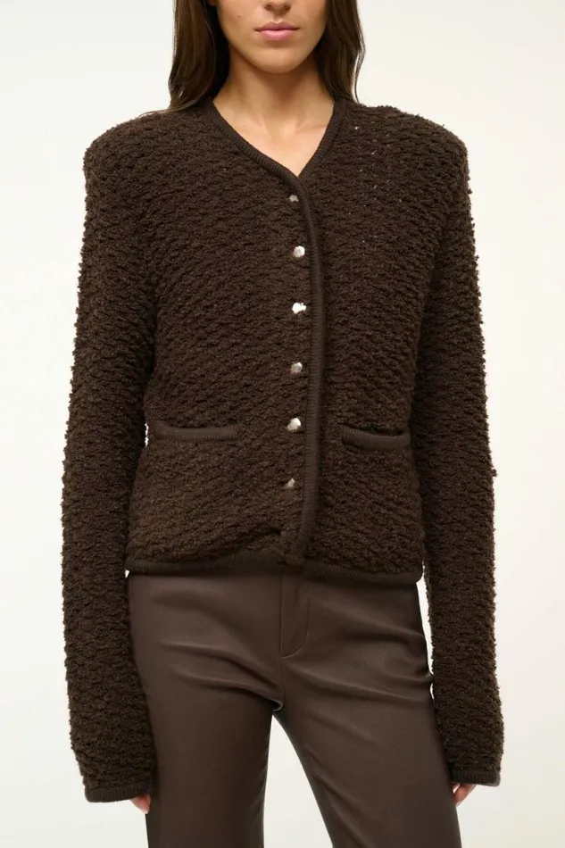STAUD Outerwear and Jackets LISSON JACKET Earth 8211 Women