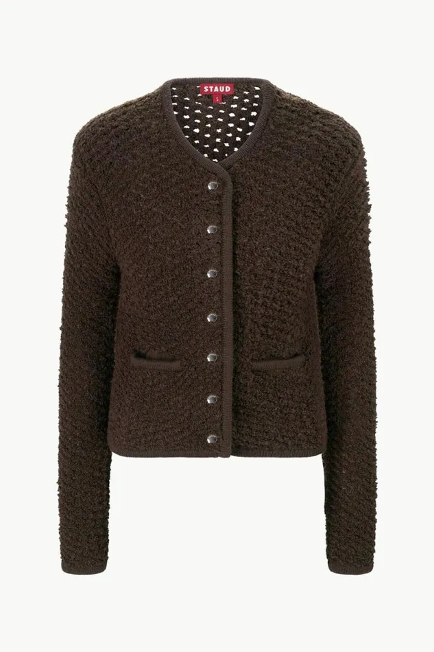 STAUD Outerwear and Jackets LISSON JACKET Earth 8211 Women