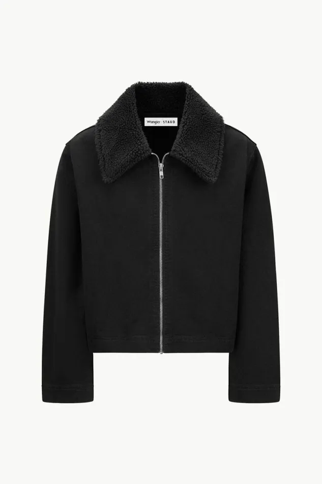 STAUD Outerwear and Jackets WRANGLER THE MINIMAL JACKET Black 8211 Women