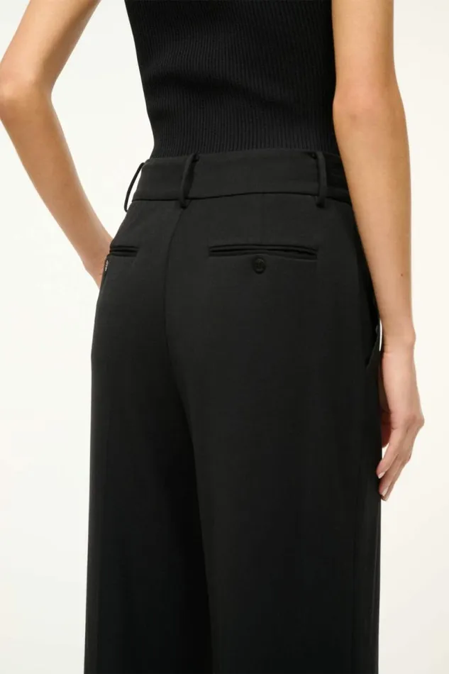 STAUD Pants and Shorts PRINCE TWILL PANT Black 8211 Women STAUD Pants and Shorts PRINCE TWILL PANT Black 8211 Women