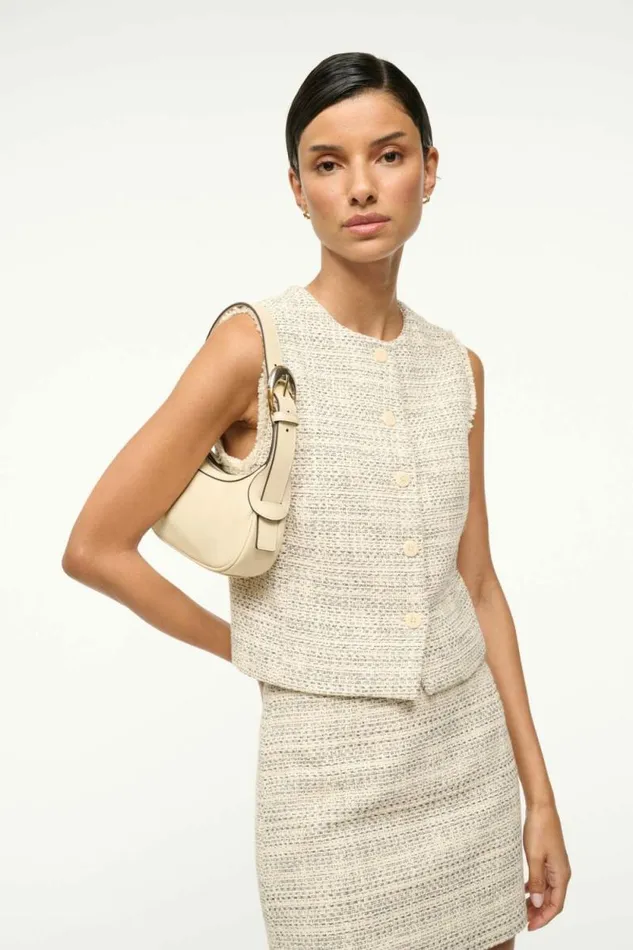 STAUD Shoulder OWEN BAG Cream 8211 Women STAUD Shoulder OWEN BAG Cream 8211 Women