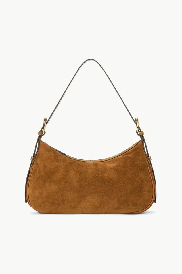 STAUD Shoulder PINE SHOULDER BAG Tan Suede 8211 Women