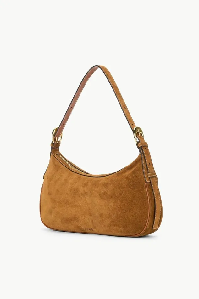 STAUD Shoulder PINE SHOULDER BAG Tan Suede 8211 Women