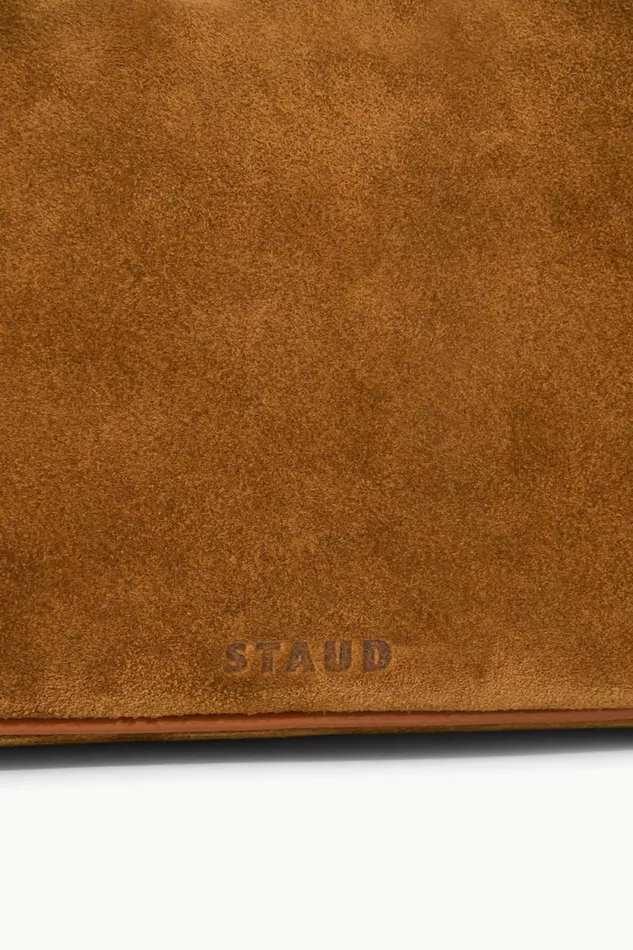 STAUD Shoulder PINE SHOULDER BAG Tan Suede 8211 Women