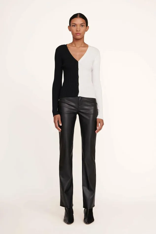STAUD Sweaters CARGO SWEATER Black White 8211 Women