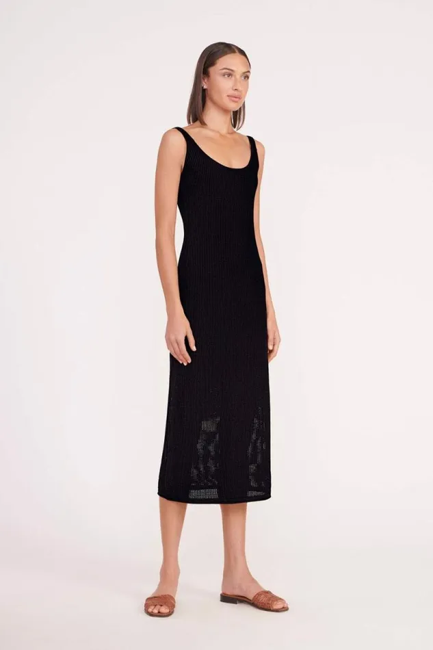 STAUD Swim JESSICA COVERUP DRESS Black 8211 Women