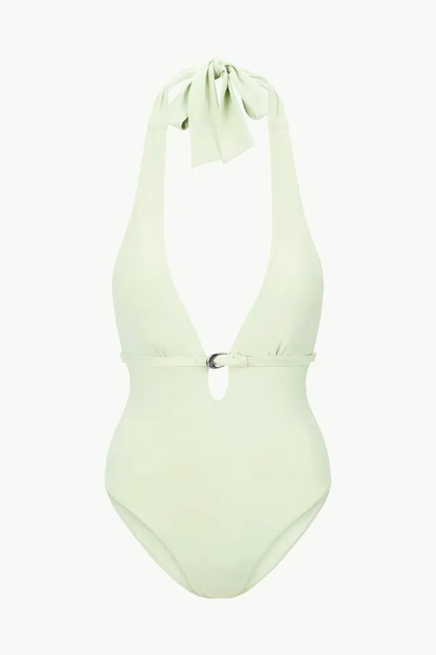 STAUD Swim LA JOLLA ONE PIECE Pale Jade 8211 Women