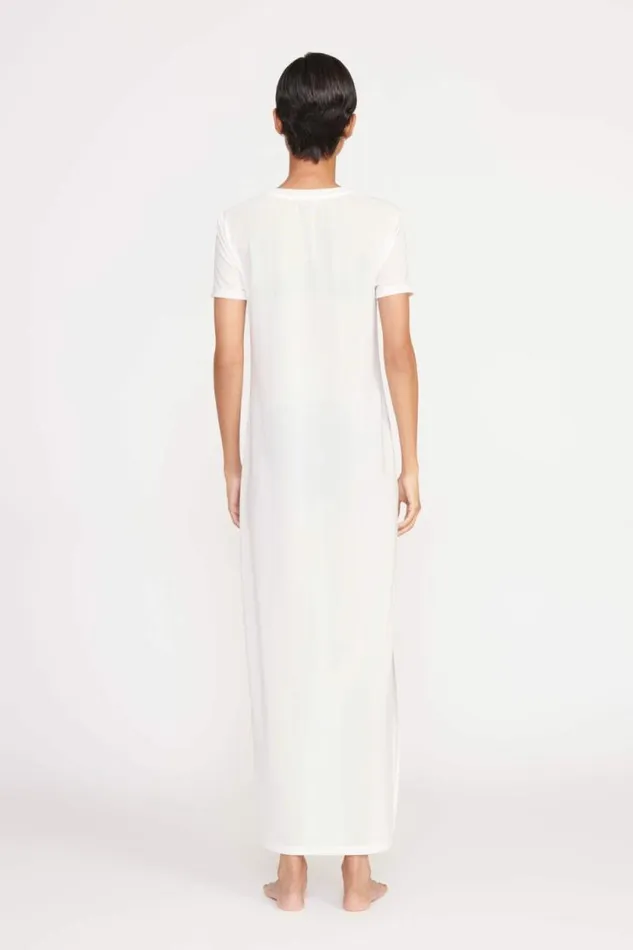 STAUD Swim OTTILIE DRESS White 8211 Women